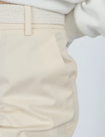 Pantaloni Reserved, crem, 40