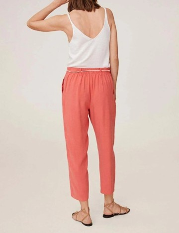 Pantaloni Mango, corai, M