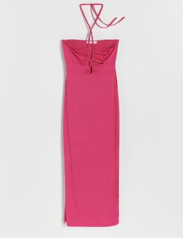 Rochie medie Reserved, roz, L