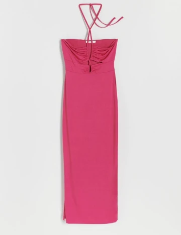 Rochie medie Reserved, roz, L