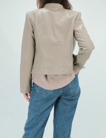 Jacheta Vero Moda, bej, M Crem