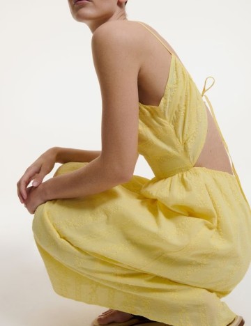 Rochie lunga Reserved, galben, 40