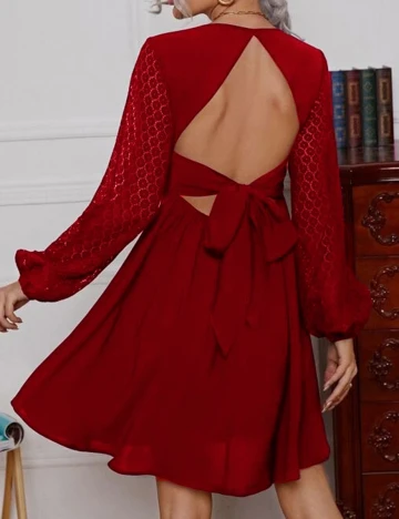 Rochie scurta SHEIN, rosu, M