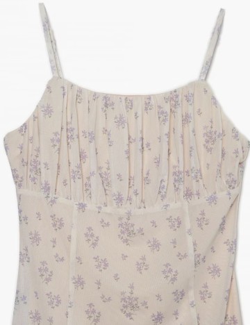 Rochie scurta CROPP, bej, L
