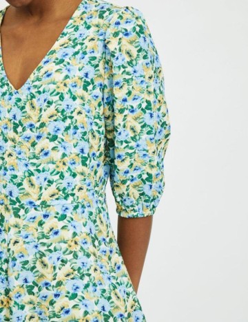 Rochie medie Vila, floral, 40