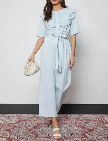 Salopeta SHEIN, albastru, XL