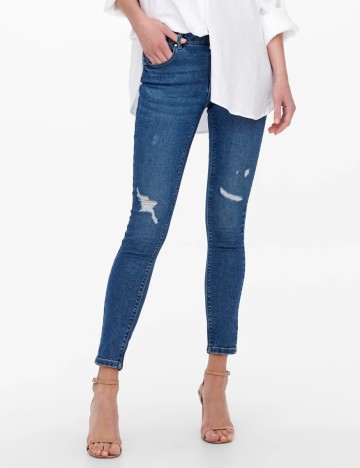 
						Blugi Only, albastru