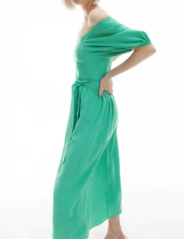 Rochie lunga Reserved, verde, S Verde