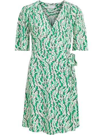 Rochie scurta Vila, verde, 36 Verde
