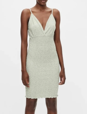 Rochie scurta Object, verde, XL