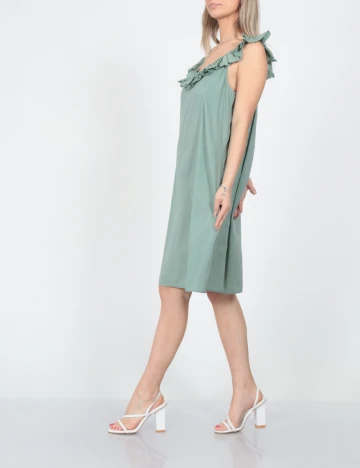 Rochie scurta Jacqueline de Yong, verde, 38
