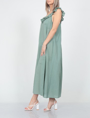 Rochie medie Jacqueline de Yong, verde, 38