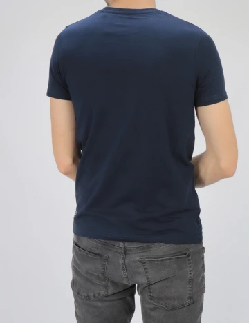 Tricou Tom Tailor, bleumarin, S