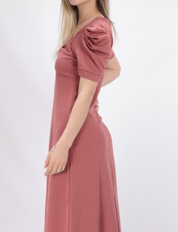 Rochie Lunga SHEIN, roz pudra inchis, M