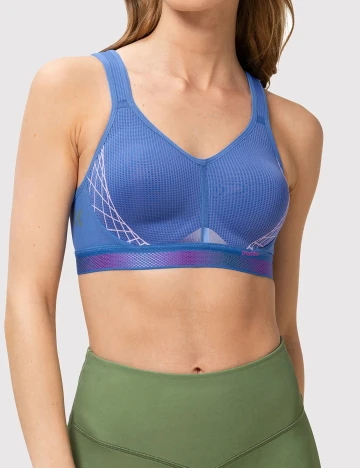 Bustiera sport Cardio Cloud Triaction, albastru