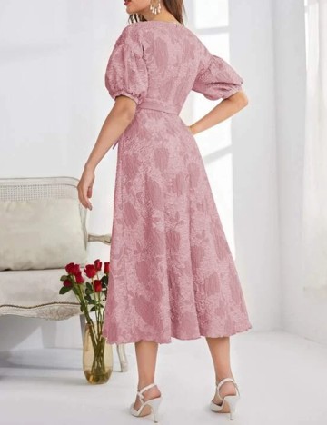 Rochie Medie SHEIN, roz pudra, M