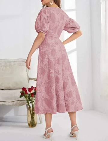 Rochie Medie SHEIN, roz pudra, M Roz
