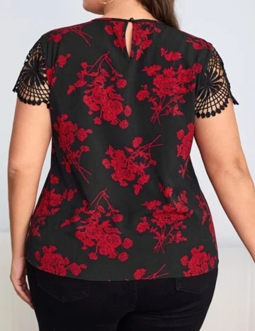 Bluza SHEIN CURVE, negru Negru