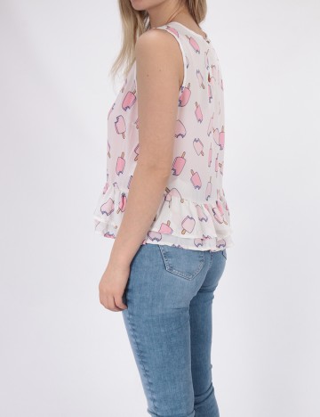 Bluza Sinsay, alb, S