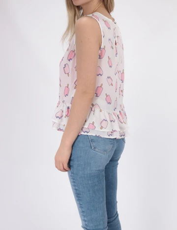 Bluza Sinsay, alb, S