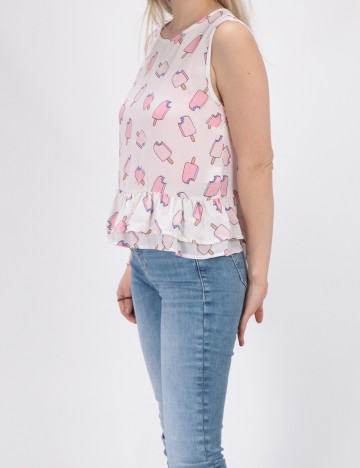 Bluza Sinsay, alb, S