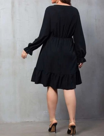 Rochie scurta SHEIN CURVE, negru, 1 XL
