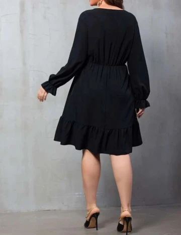 Rochie scurta SHEIN CURVE, negru, 1 XL