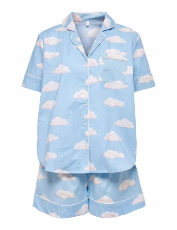 Pijama Only, albastru, XS/S