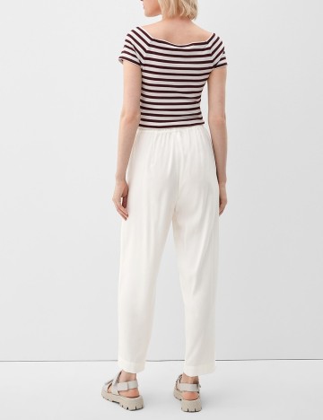 Pantaloni Q/S, ecru, 32