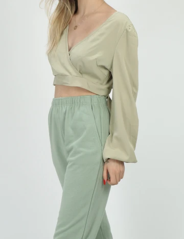 Top SHEIN, verde, S