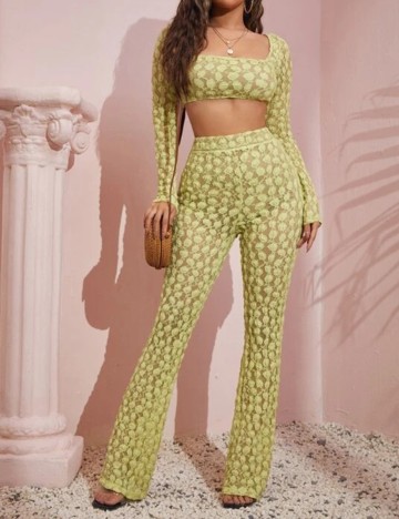 Compleu SHEIN, verde, L