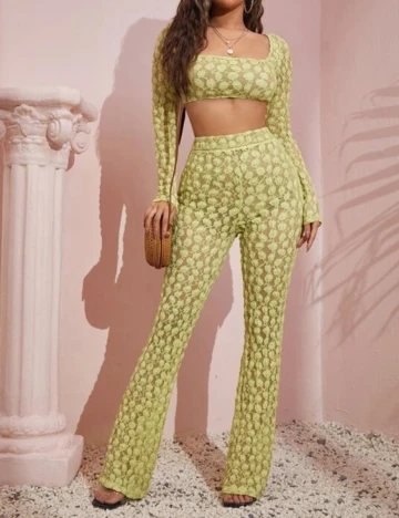 Compleu SHEIN, verde, L