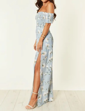 Rochie lunga Girl in mind, albastru, 40