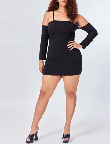 
						Rochie Scurta SHEIN CURVE, negru, 2XL