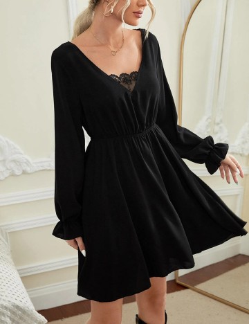 Rochie Scurta SHEIN, negru, S