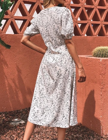 Rochie Medie SHEIN, alb, L Alb