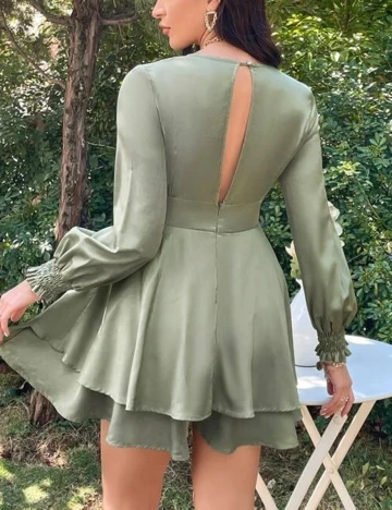 Salopeta SHEIN, verde deschis, M Verde