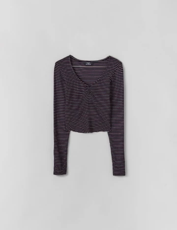 Top Bershka, bleumarin