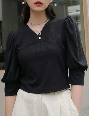 Bluza Dazy, negru, M
