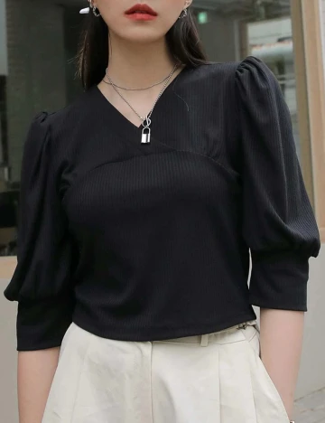 Bluza Dazy, negru, M