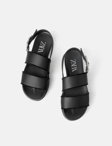 Sandale Zara, negru, 36