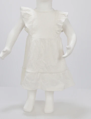 Rochie Reserved, alb, 9-12 LUNI