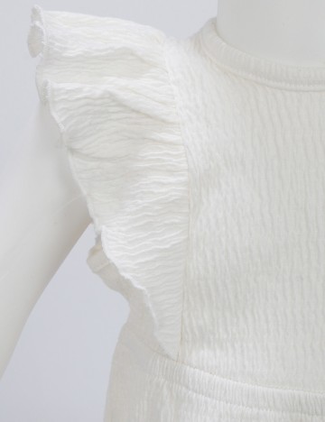 Rochie Reserved, alb, 9-12 LUNI