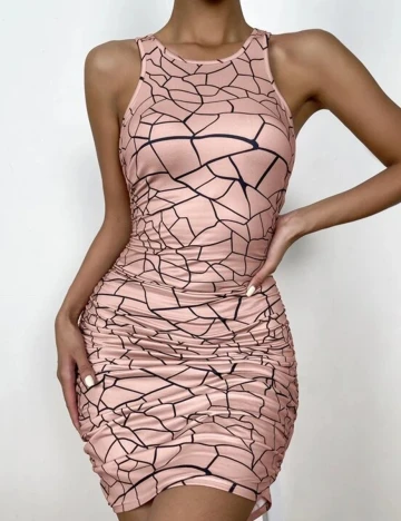 Rochie Scurta SHEIN, roz, XS Roz