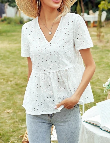 Bluza SHEIN, alb, XS Alb