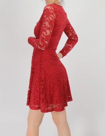 Rochie scurta BUBBLEROOM, rosu, XS