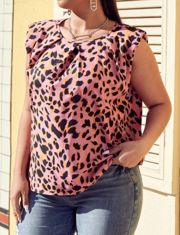 Camasa SHEIN CURVE, roz, 3XL