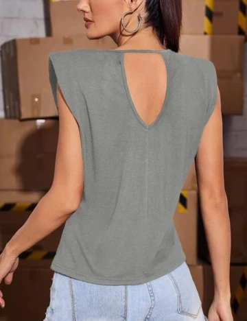 Tricou SHEIN, gri, XL