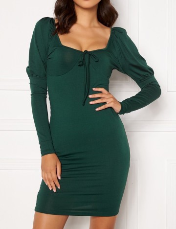 Rochie scurta Chiara Forthi, verde, S
