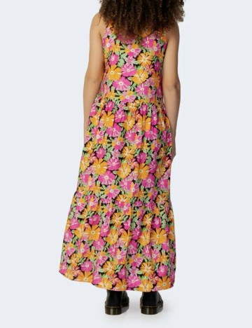 Rochie lunga Vila, floral, 40